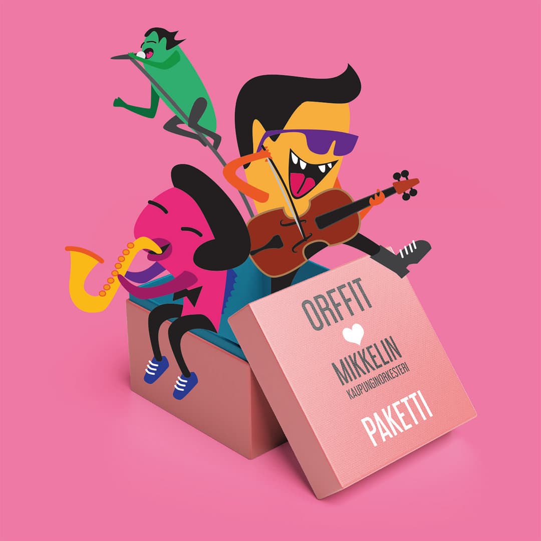 Orffit & Mikkelin kaupunginorkesteri: Paketti
